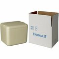 Plastilite Insulated Shipping Box with Biodegradable Cooler 7 3/4'' x 5 7/8'' x 6'' - 1 1/2'' Thick 451RTK6CPLT